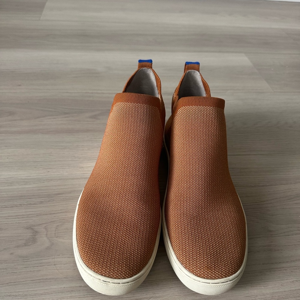 Rothy's Tan Sneakers Slip-On Knit Design